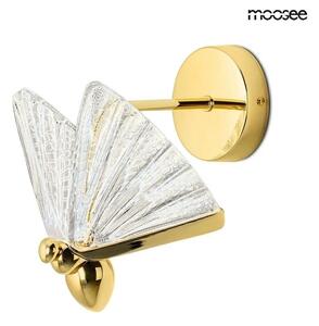 Moosee Butterfly M Kristály Arany Fali Lámpa