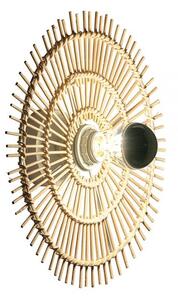 Toolight Toollight Boho, fali lámpa 43cm 1xE27 APP1577-5C, natúr barna, OSW-03904
