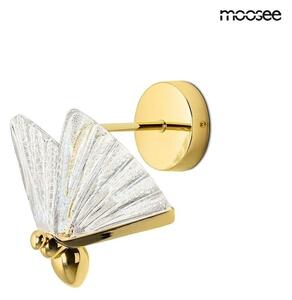 Moosee Butterfly S Kristály Fali Lámpa Arany