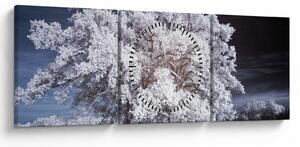 Kép - Hófehérke fa (órával) (90x30 cm)