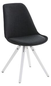Pegleg szövet szék, fa lábazattal (natúr / fekete/ dió / fehér fa kerek/szögletes kivitel)