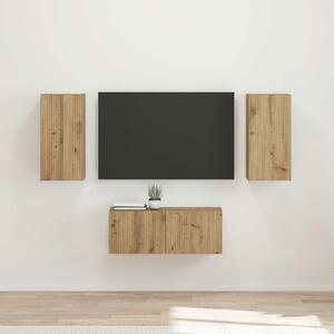 VidaXL TV szekrény garnitúra 6 db Artisan tölgy Szerelt Fa