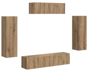 VidaXL TV szekrény 5 pcs Artisan tölgy