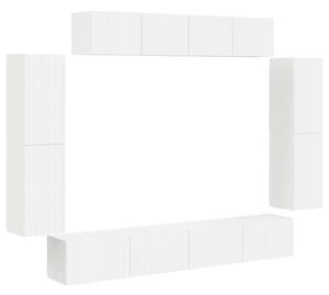 VidaXL TV szekrény 8 pcs Fehér