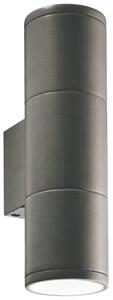 Ideal Lux Ideal Lux - Kültéri fali lámpa GUN 2xGU10/35W/230V IP44 antracit ID236841