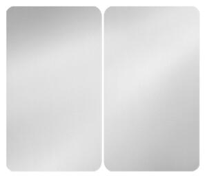 Edzett üveg tűzhely fedőlap szett 2 db-os 30x52 cm Universal Silver – Wenko