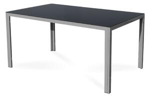 Fargo 2 kerti asztal, téglalap, fekete / szürke