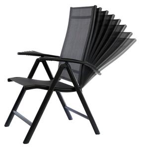 Conrado kerti szék, fekete