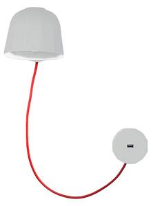 Prandina - Novia W1 Fali Lámpa USB Matt White - Lampemesteren