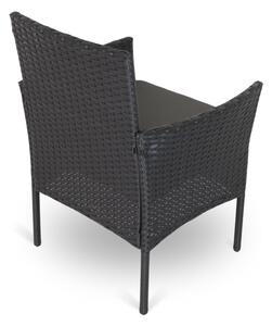 Solano kerti szék, fekete