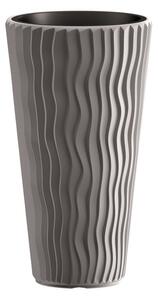 Prosperplast SANDY SLIM virágcserép szürke 29,7 cm