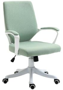 Vinsetto irodai szék, hintafunkcióval, vastagon párnázott, ergonomikus, zöld