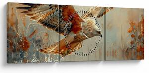 Kép - Ragadozó madár (órával) (90x30 cm)