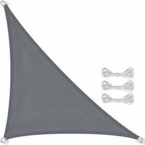 Pepita vízálló háromszög Napvitorla 7x5x5m 160g/m2 - szürke