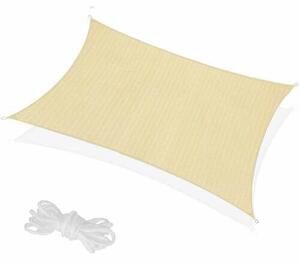 Pepita vízálló szögletes Napvitorla 3x2m 160g/m2 - bézs