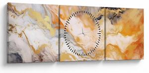Kép - Márványozott háttér (órával) (90x30 cm)