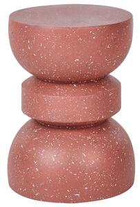 Kisasztal FALIRO 37 cm 37 cm Piros terrazzo