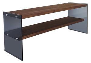 Hanah Home TV Stand Walnut TV100
