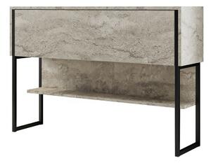 Hanah Home Dresser Travertine Black Luxe - Travertine, Black