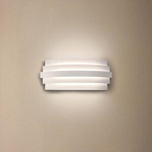 ACB ILUMINACIÓN Luxur LED fali lámpa, fehér, Fehér / opál, Folyosó, Alumínium, Dizájn