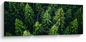 Kép - Forest (órával) (90x30 cm)