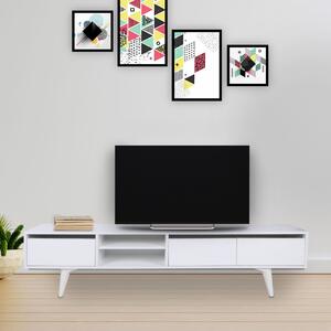 Hanah Home TV Stand White Graz