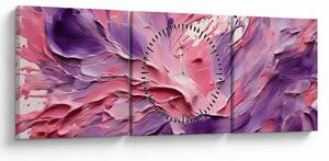 Kép - Romantikus absztrakció (órával) (90x30 cm)
