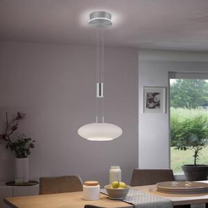 Q-Smart-Home Paul Neuhaus Q-ETIENNE LED függőlámpa, 1 izzós, dimmelhető, Alu / szürke / cink, Nappali / Étkező, fém, Modern