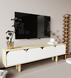 Hanah Home TV állvány Sapphire Oak White Lazio - Sapphire Oak, White