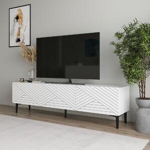 Hanah Home TV Stand White Felix - White