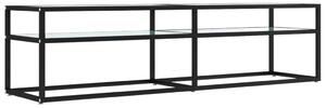 VidaXL TV-szekrény - Üveg - Fém - 160cm