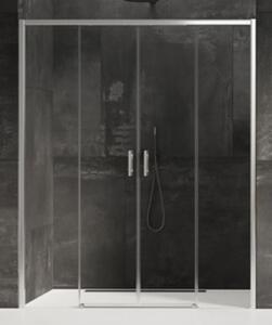 New Trendy Prime zuhanyajtók 190 cm tolható króm fényes/átlátszó üveg D-0339A