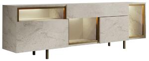 Hanah Home TV állvány Travertine Gold Norm - Travertin, Arany