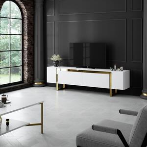 Hanah Home Yildiz TV állvány Fehér Arany - Fehér, Arany