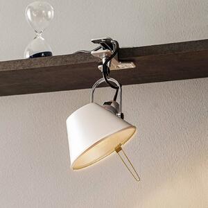 Artemide Tolomeo Pinza - designer csíptetős lámpa, Alu / szürke / cink, Nappali / Étkező, Alumínium, Dizájn