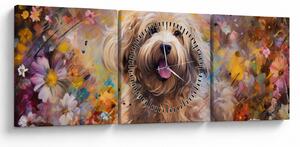 Kép - Happy Dog II. (órával) (90x30 cm)