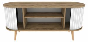Hanah Home TV állvány Oud Tölgy Fehér Stor - Oud Tölgy, Fehér