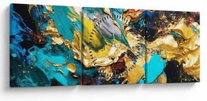 Kép - Texturált olajfestmény (órával) (90x30 cm)