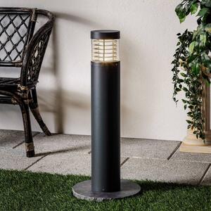 Lucande Lucius LED ösvény lámpa, 65cm, antracit, fém, IP54, Fekete, Alumínium, Modern