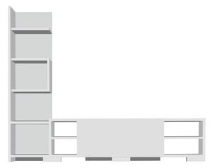 Hanah Home Pera TV szekrény - fehér