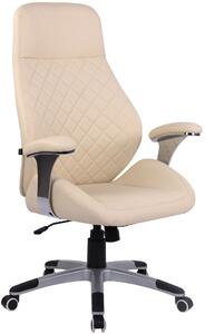 Layton elegánsan steppelt műbőr irodai szék, 150 KG-ig