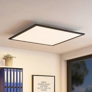 Lindby LED panel Nelios, 62 x cm, 4,000K, fekete, fém, Fekete, Konyha, Alumínium, Modern