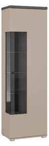 Könyvespolc Virvele 102, Zárt, Ajtókkal, Laminált forgácslap, 180x55x36cm, Congo, Antracit