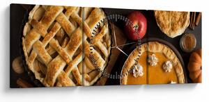 Kép - Tökös pite (órával) (90x30 cm)