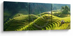 Kép - Rice Terraces koncert (órával) (90x30 cm)