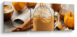Kép - Tök latté (órával) (90x30 cm)