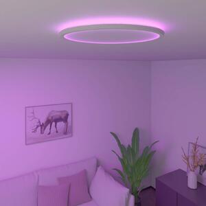 Calex Smart Halo LED-es mennyezeti lámpa, Ø 40 cm, dimmelhető, Fehér / opál, Nappali / Étkező, Műanyag, Modern