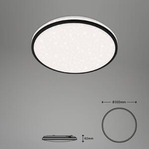 LED mennyezeti lámpa Ivy Sky S, csillag dekor, Ø 33 cm
