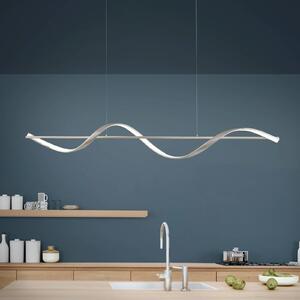 Q-Smart-Home Paul Neuhaus Q-Swing LED lógó világítás, acél, dimmelhető, Alu / szürke / cink, Nappali / Étkező, Alumínium, Modern
