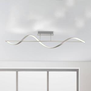 Q-Smart-Home Paul Neuhaus Q-Swing LED mennyezeti világítás acél, dimmelhető, Alu / szürke / cink, Nappali / Étkező, Alumínium, Modern